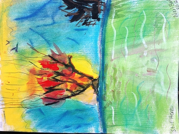 Abstract painting: Still Here